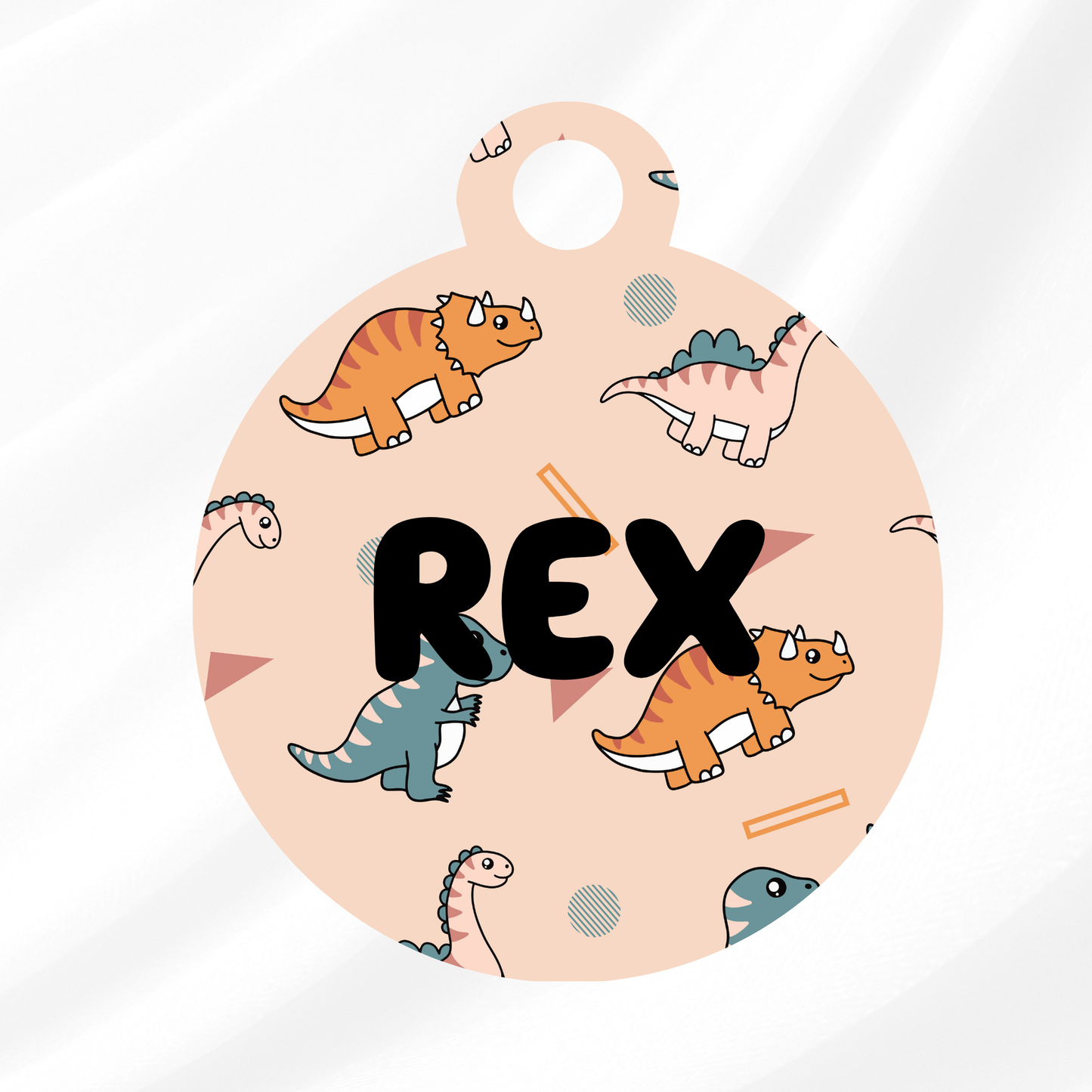 DIno Pet ID Tag