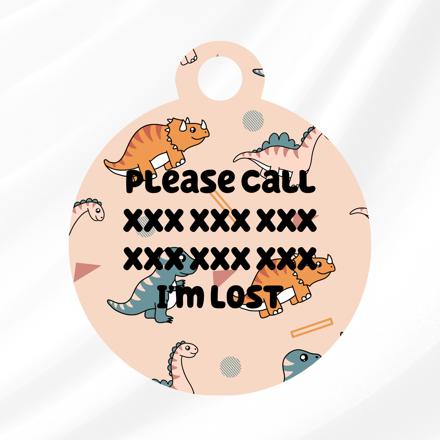 DIno Pet ID Tag
