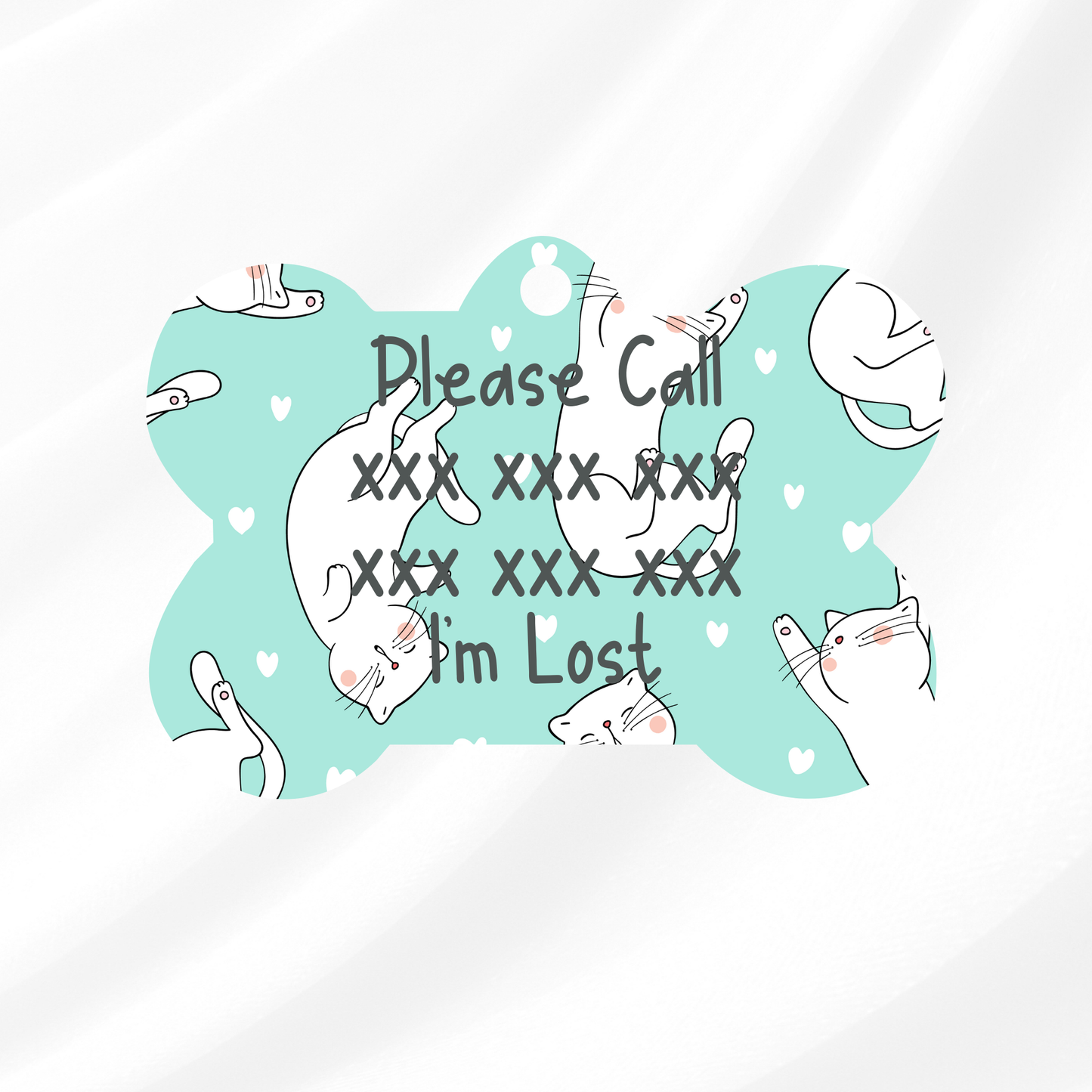 Pretty Kitty Pet ID Tag
