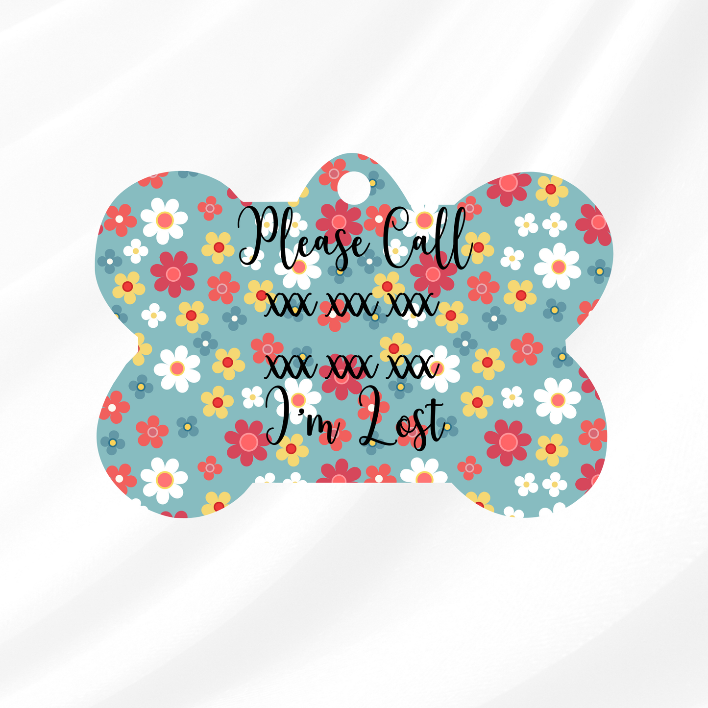 Violet Pet ID Tag