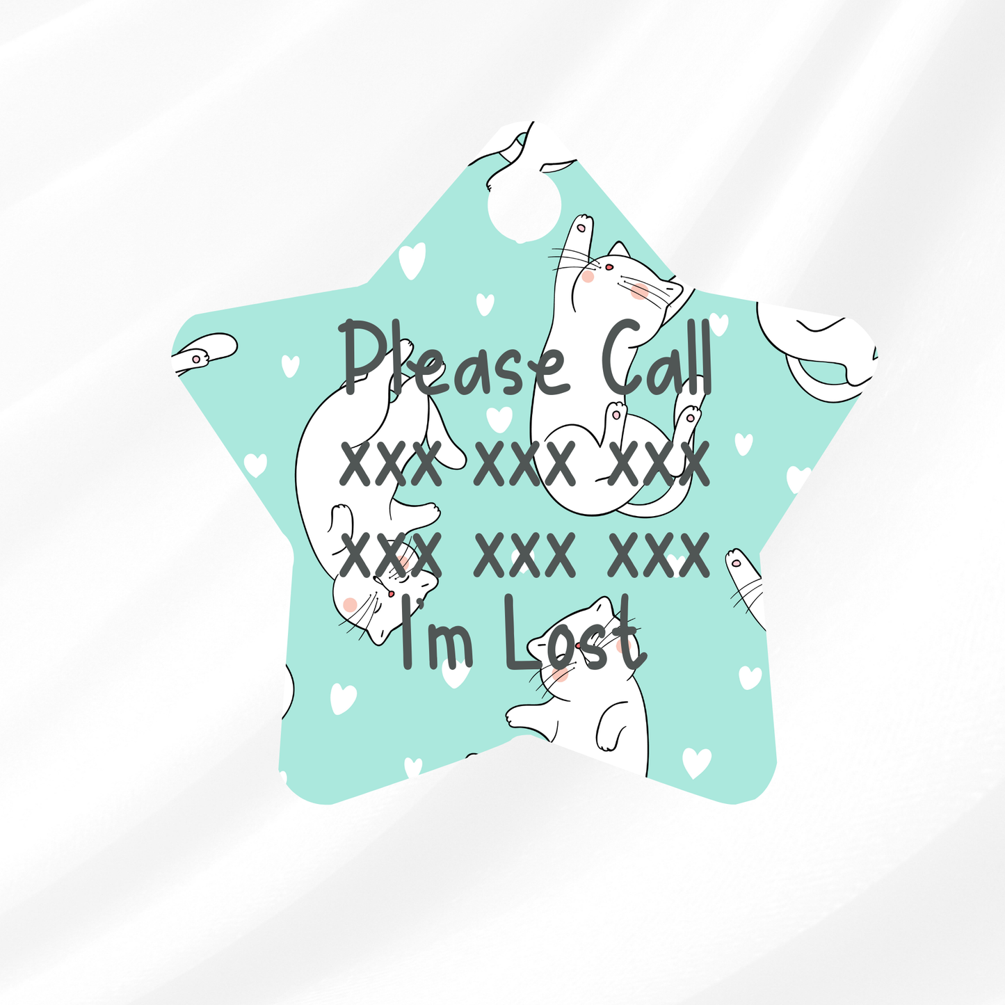 Pretty Kitty Pet ID Tag