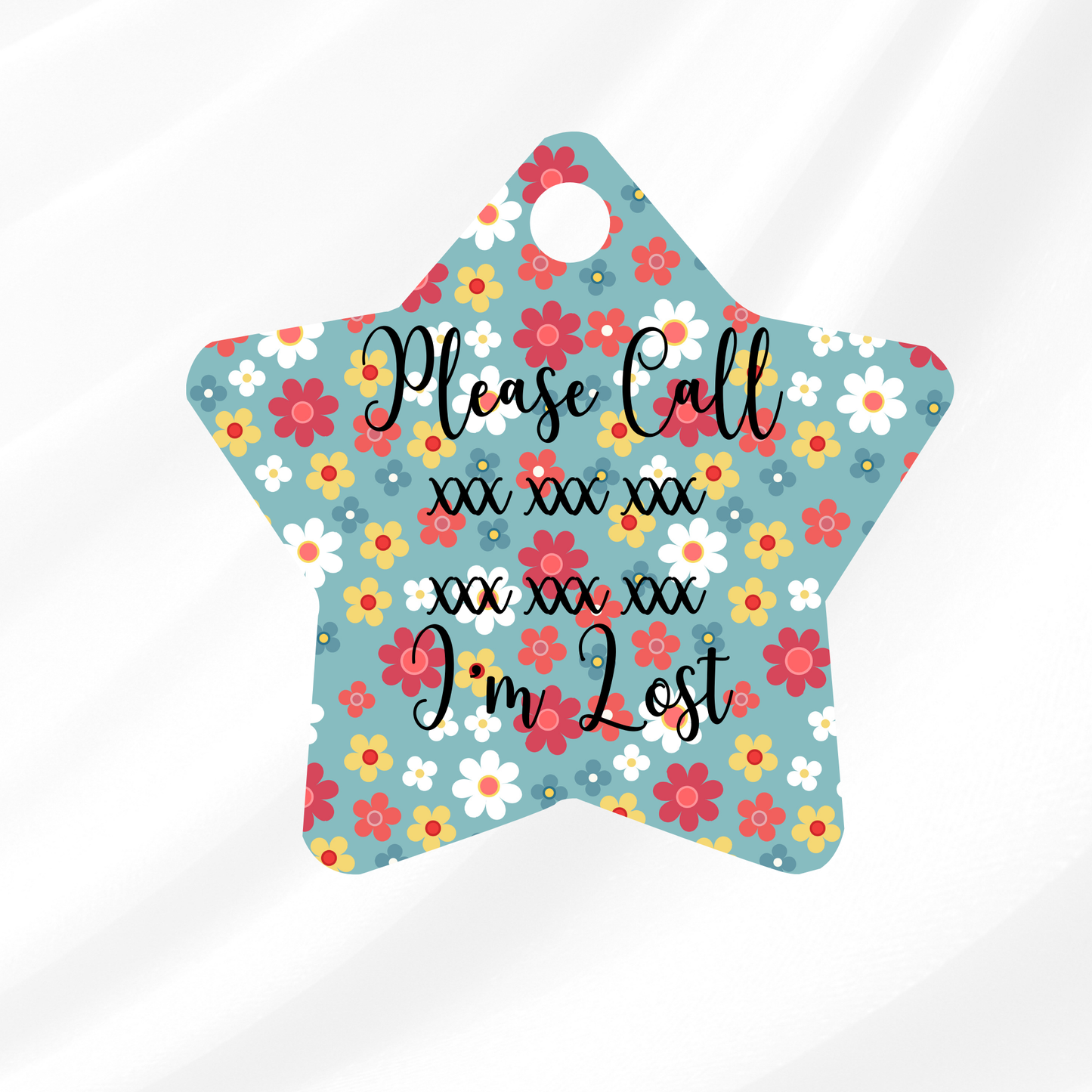 Violet Pet ID Tag