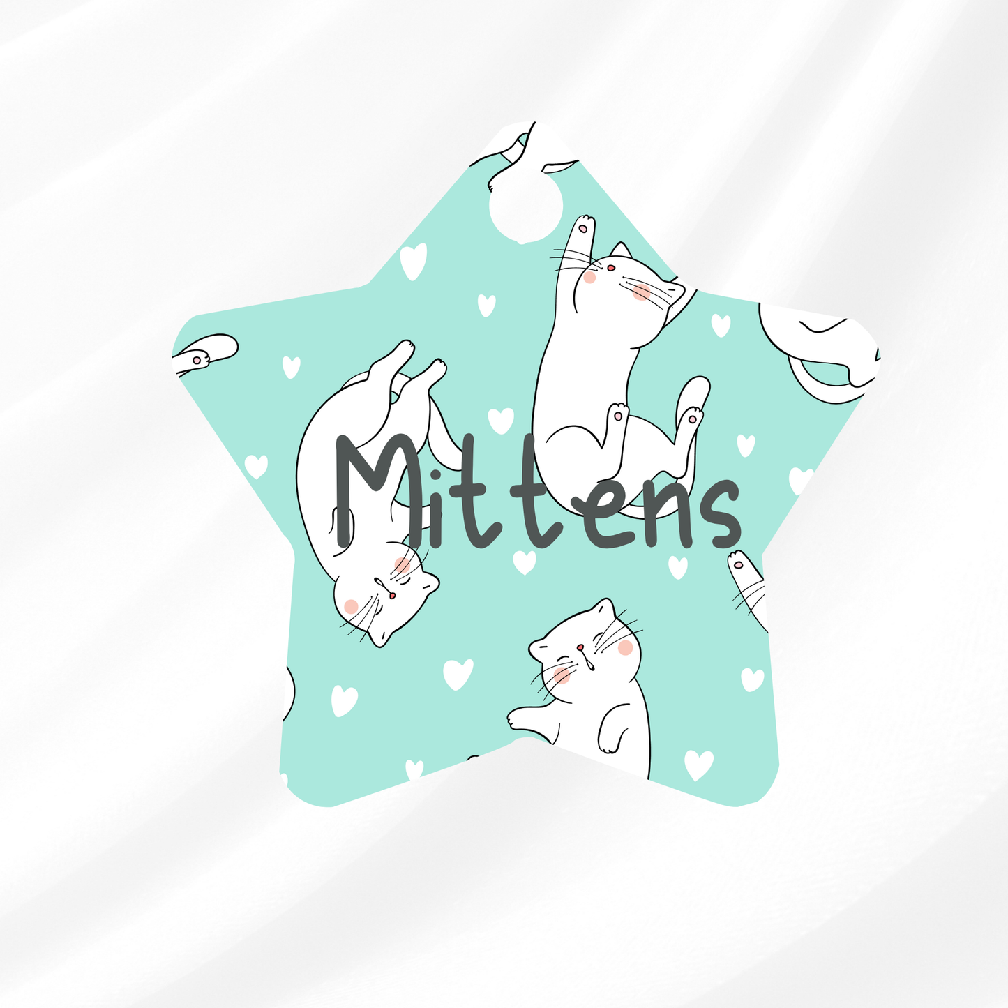 Pretty Kitty Pet ID Tag