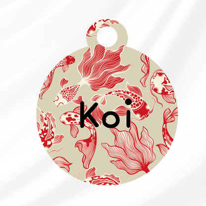 Koi Pet ID Tag