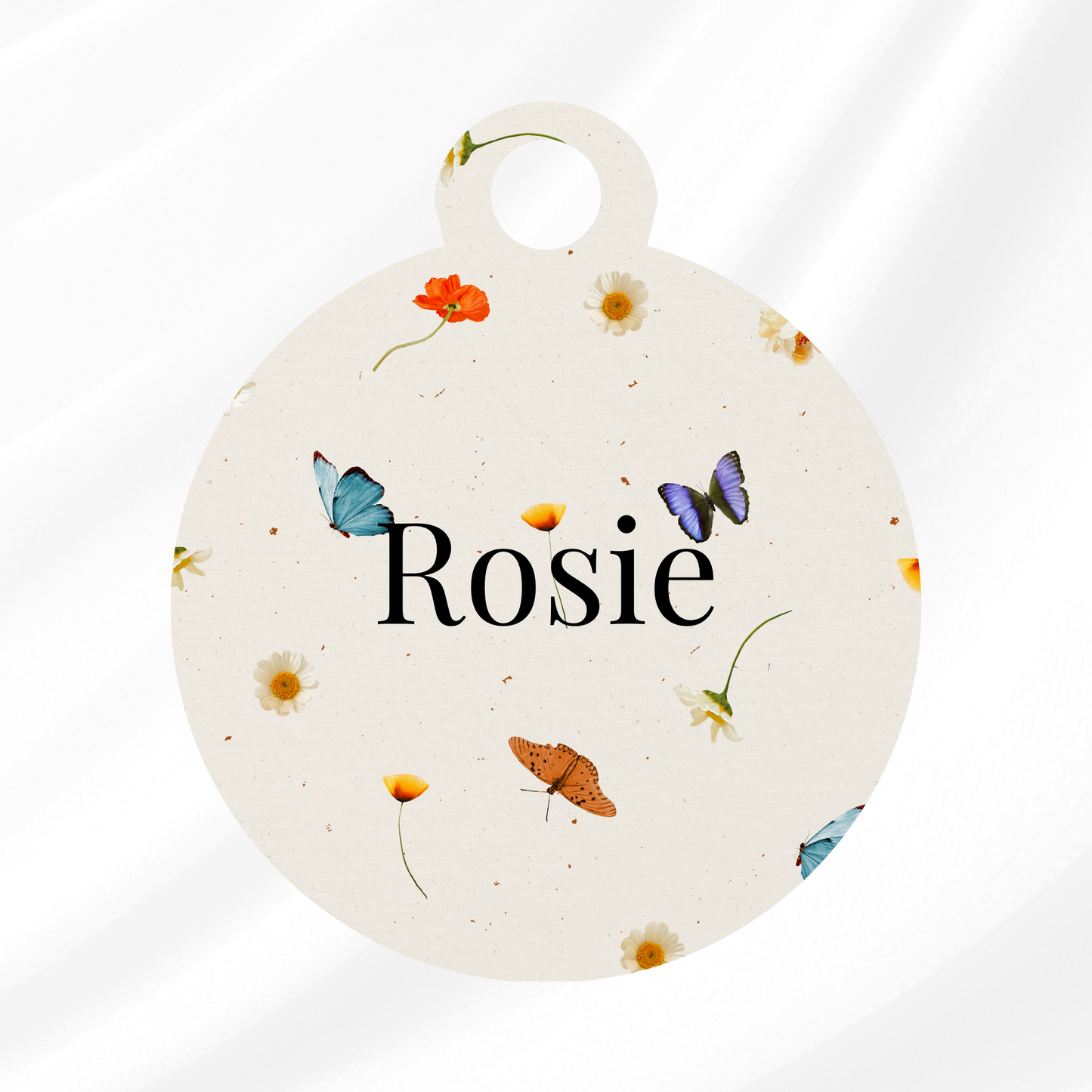 Flower Child Pet ID Tag