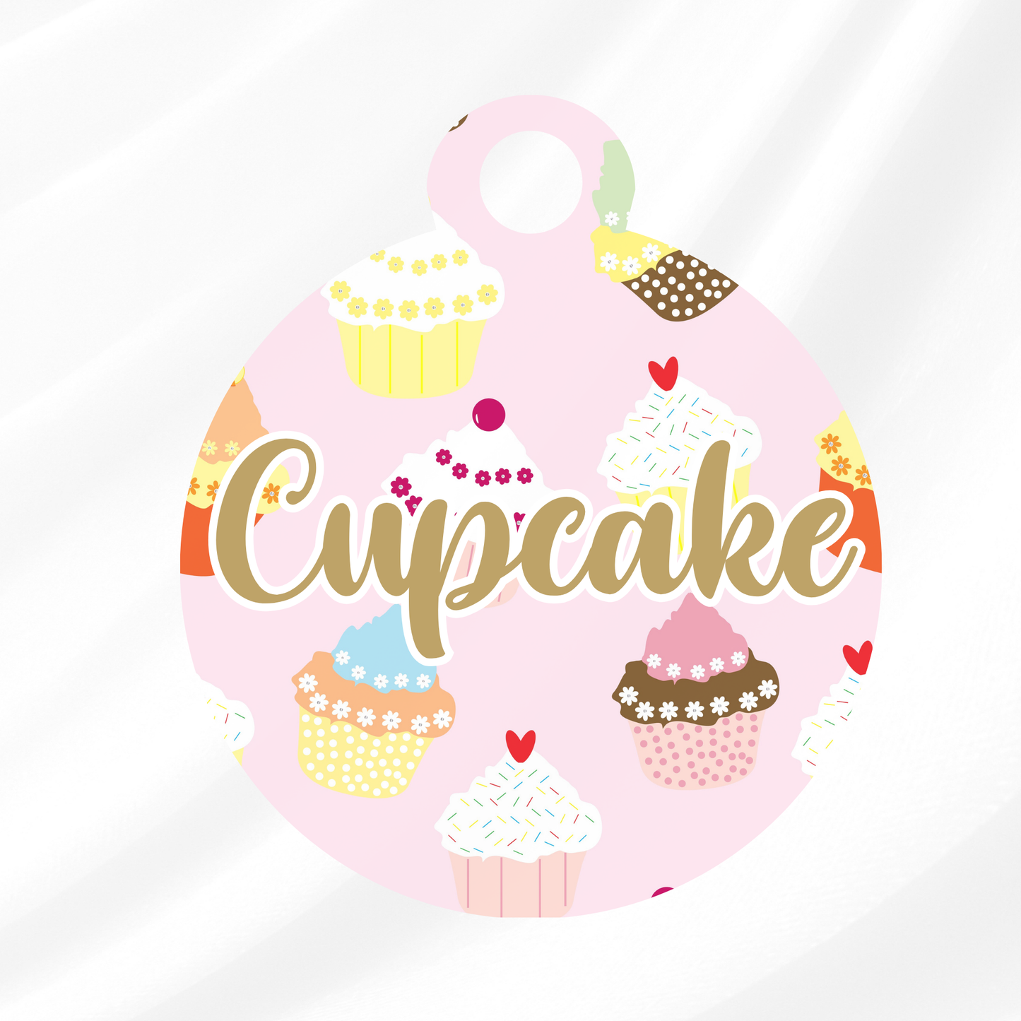 Cupcakes Pet ID Tag