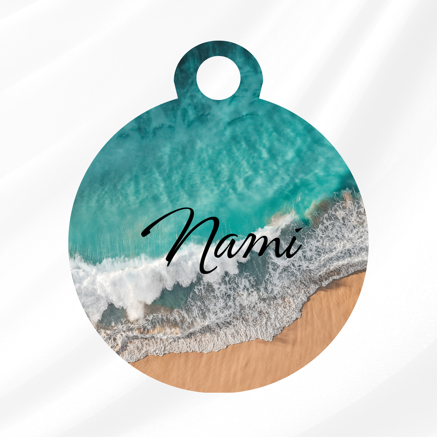 Waves Pet ID Tag