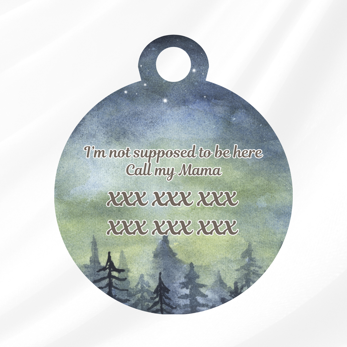 Wild Stars Pet ID Tag