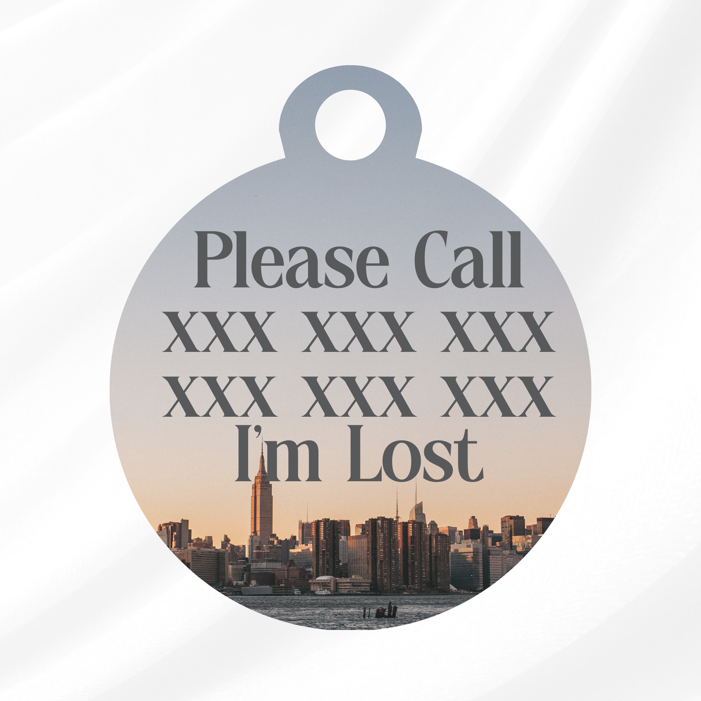 New York New York Pet ID Tag