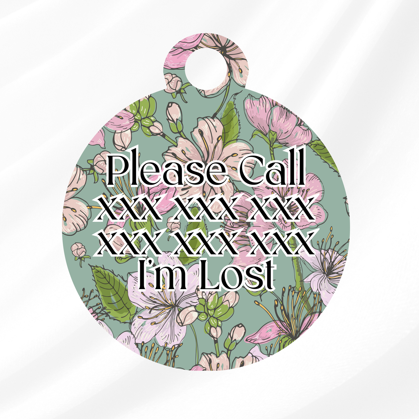 Fleur Pet ID Tag