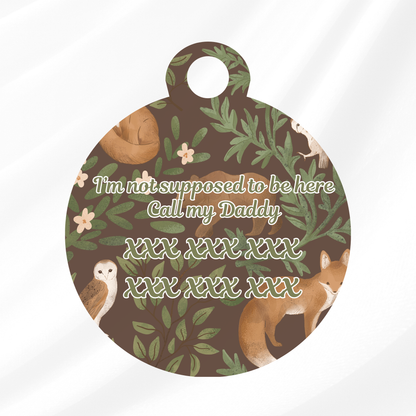 Woodland Way Pet ID Tag