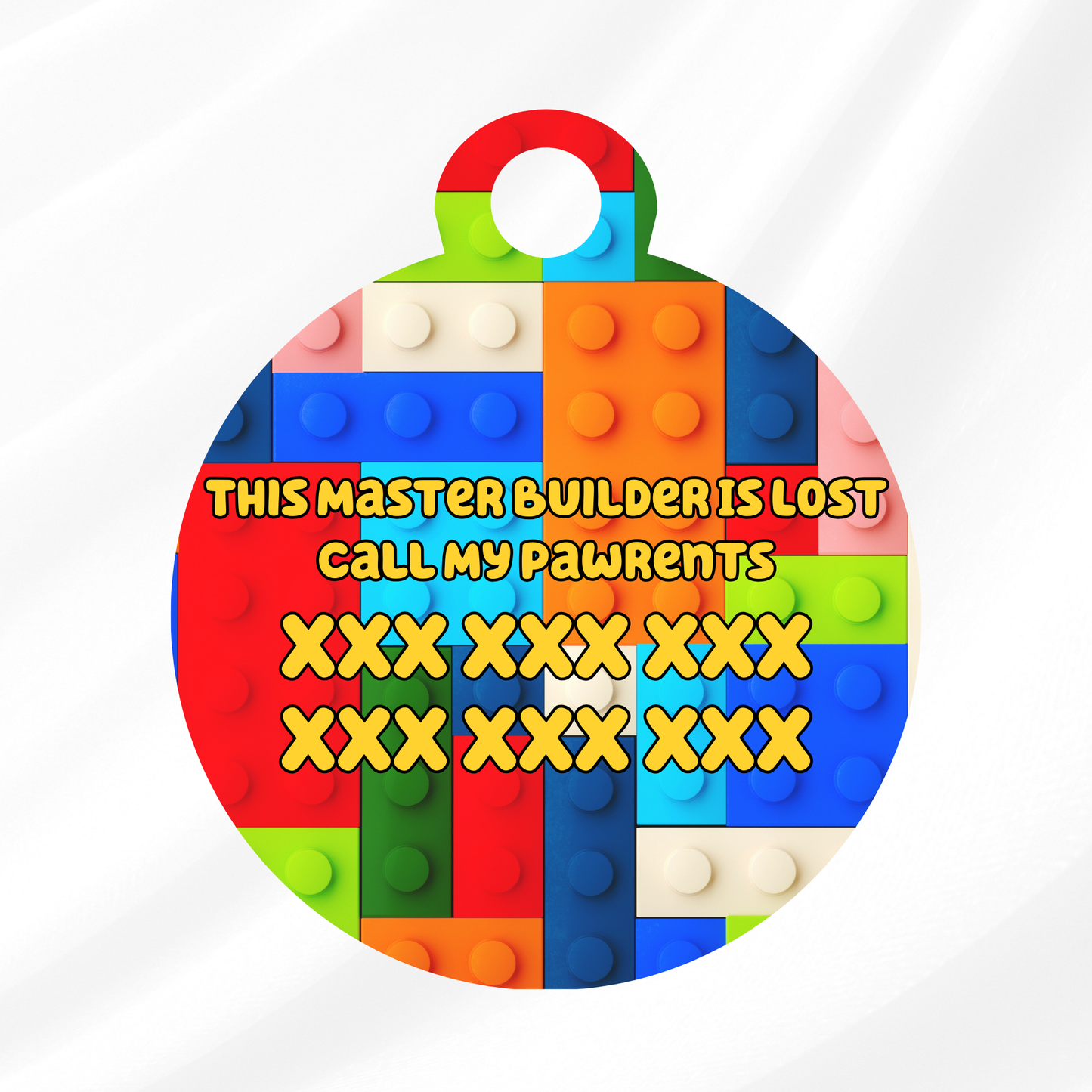 Master Builder Pet ID Tag