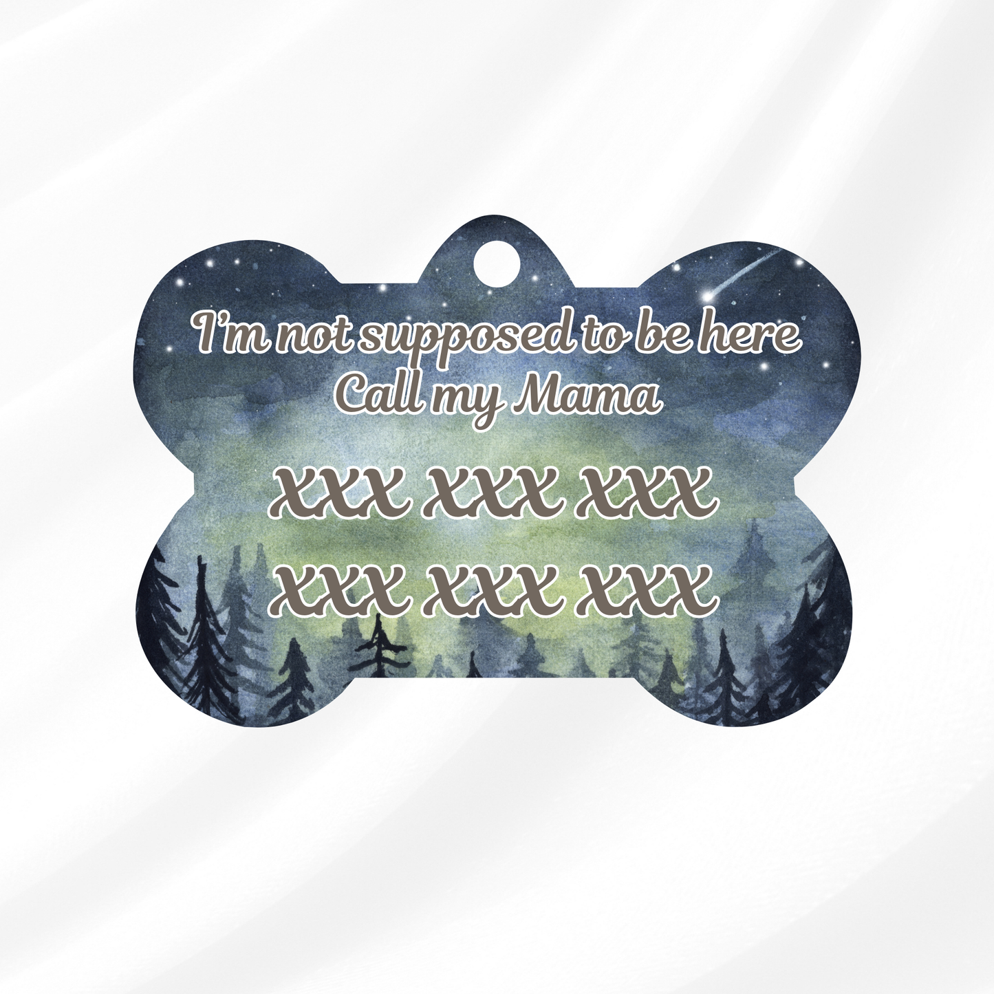 Wild Stars Pet ID Tag