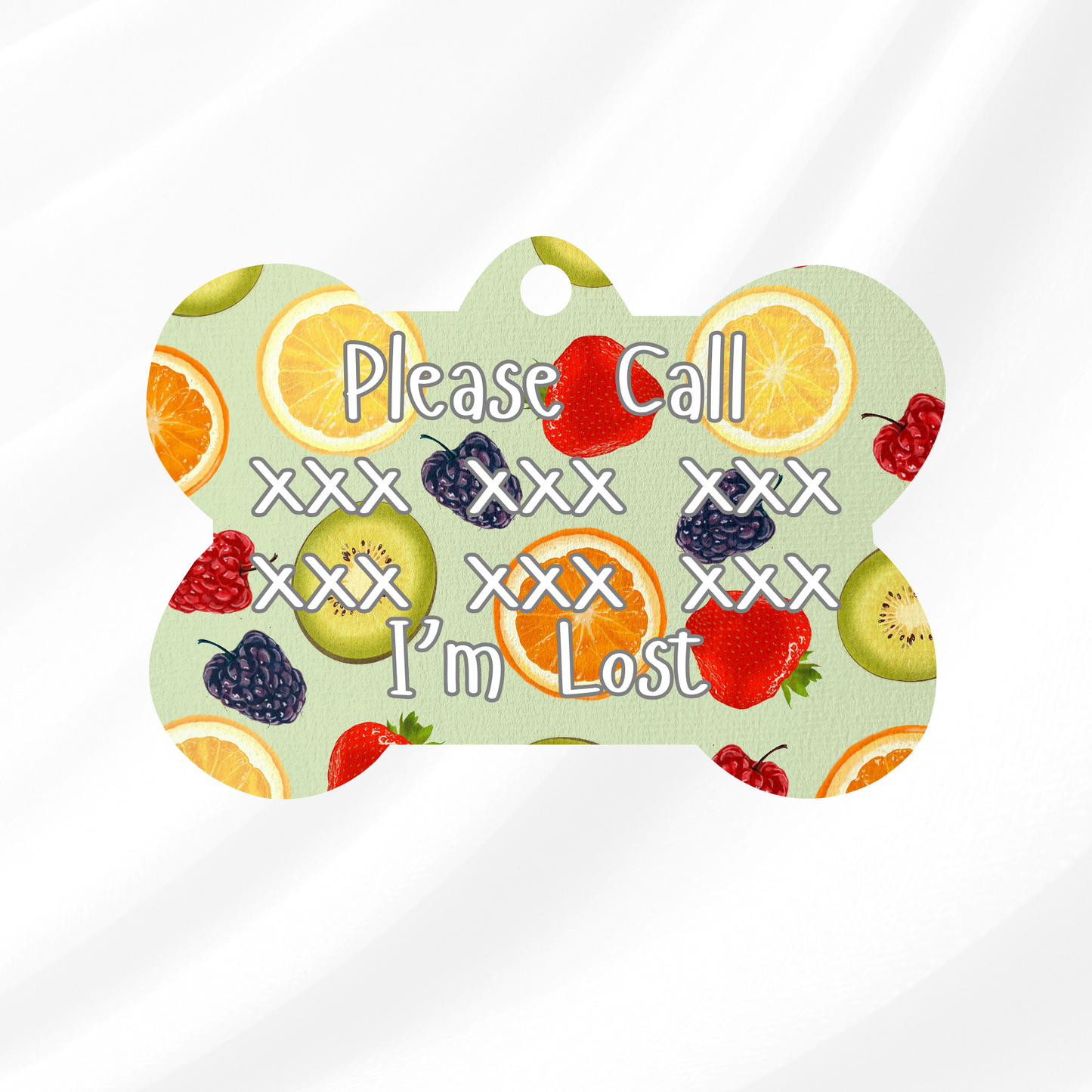 Tutti Fruity Pet ID Tag