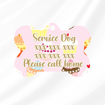 Cupcakes Pet ID Tag