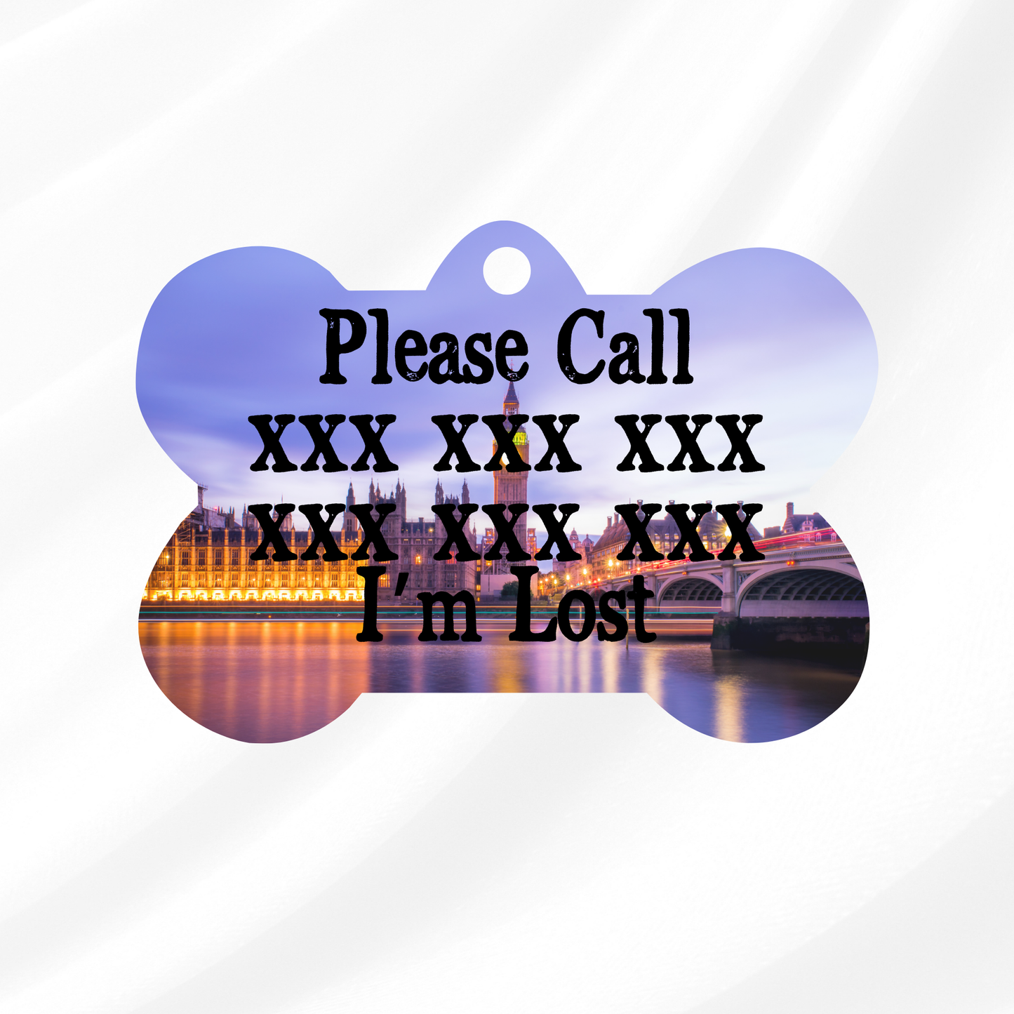 Big Ben Pet ID Tag