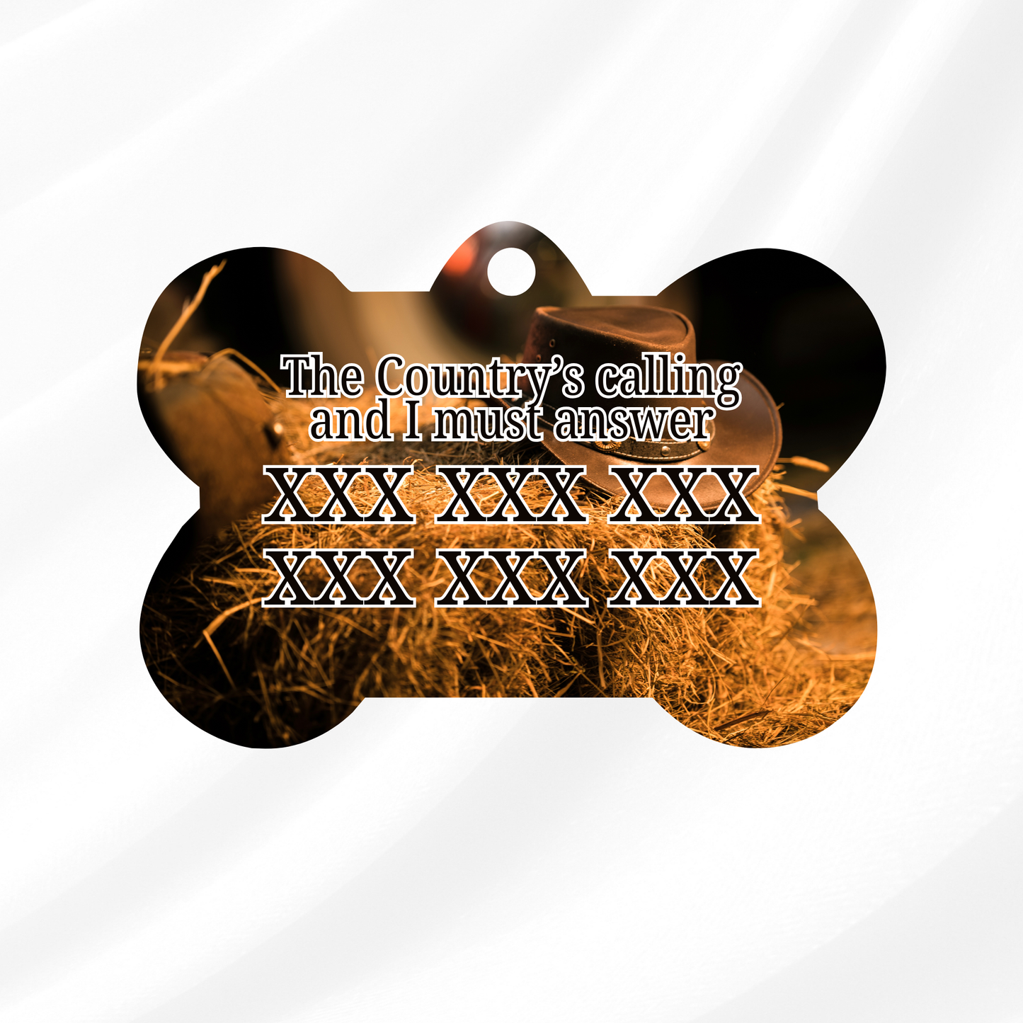 Cowboys Pet ID Tag