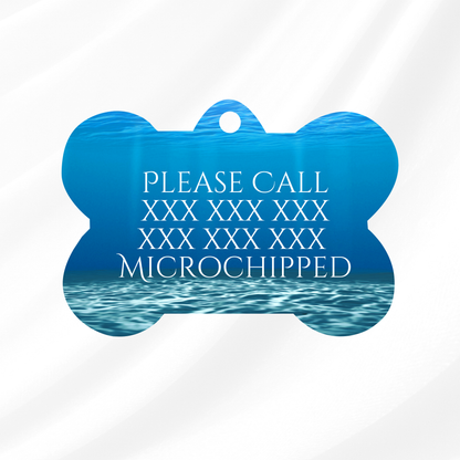 Deep Blue Sea Pet ID Tag