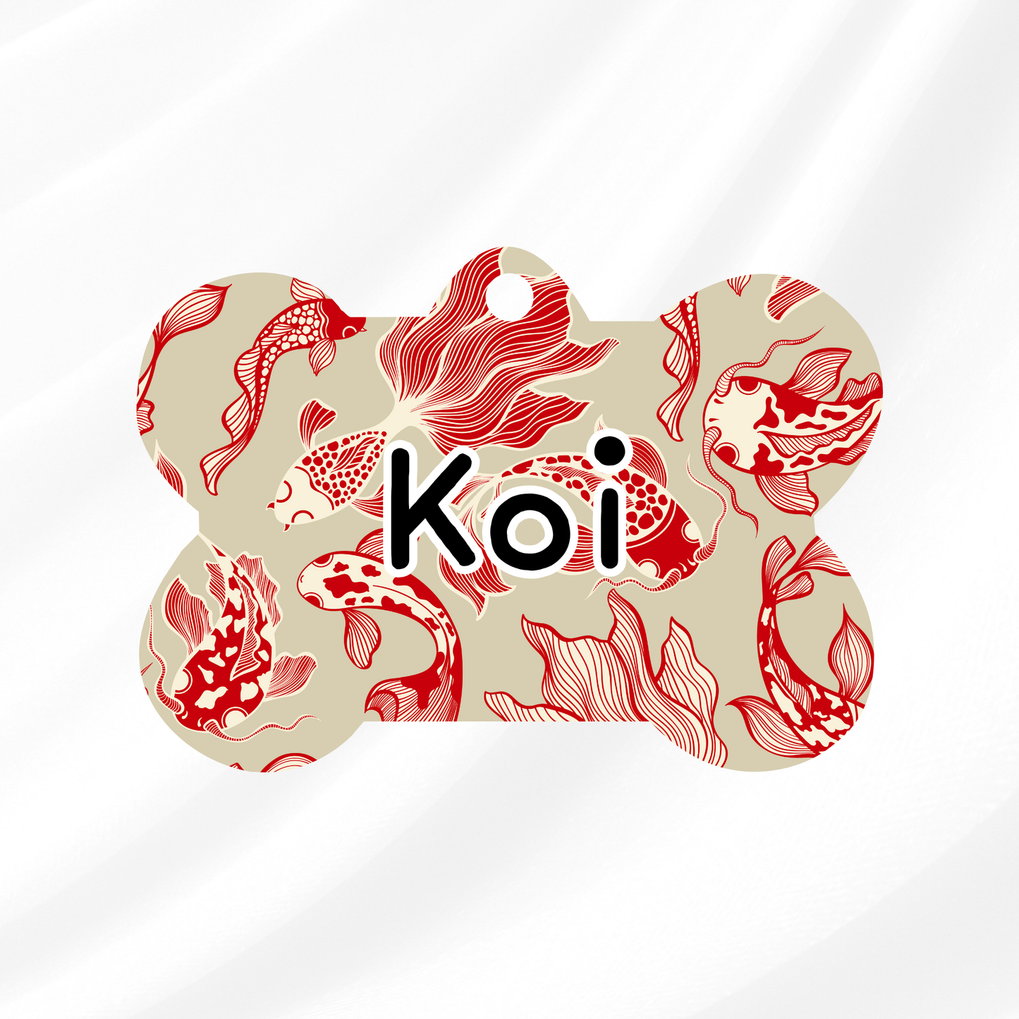 Koi Pet ID Tag