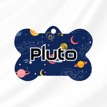 Beam Me Up Pet ID Tag