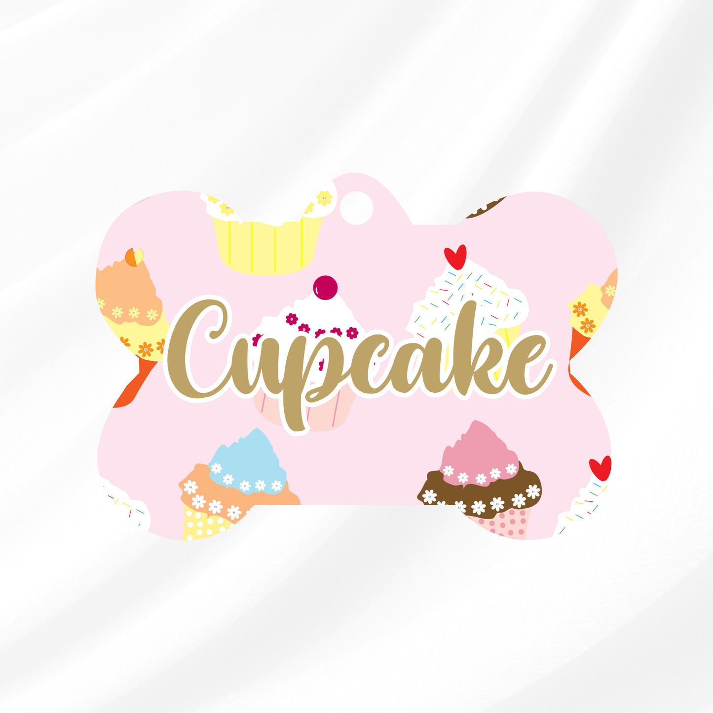 Cupcakes Pet ID Tag