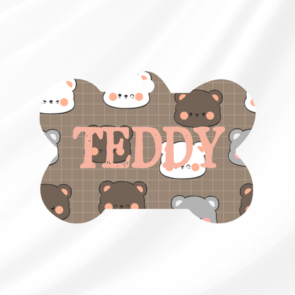 Teddy Pet ID Tag