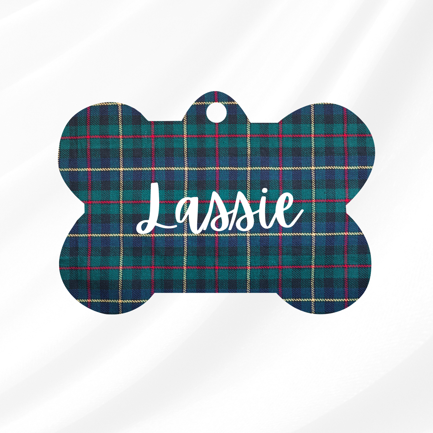 Tartan Times Pet ID Tag