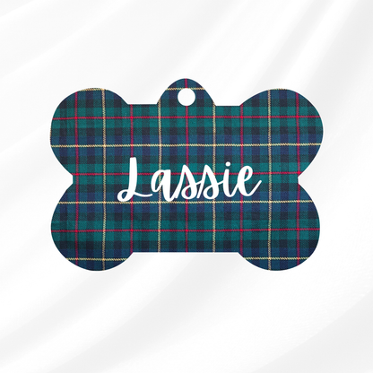 Tartan Times Pet ID Tag