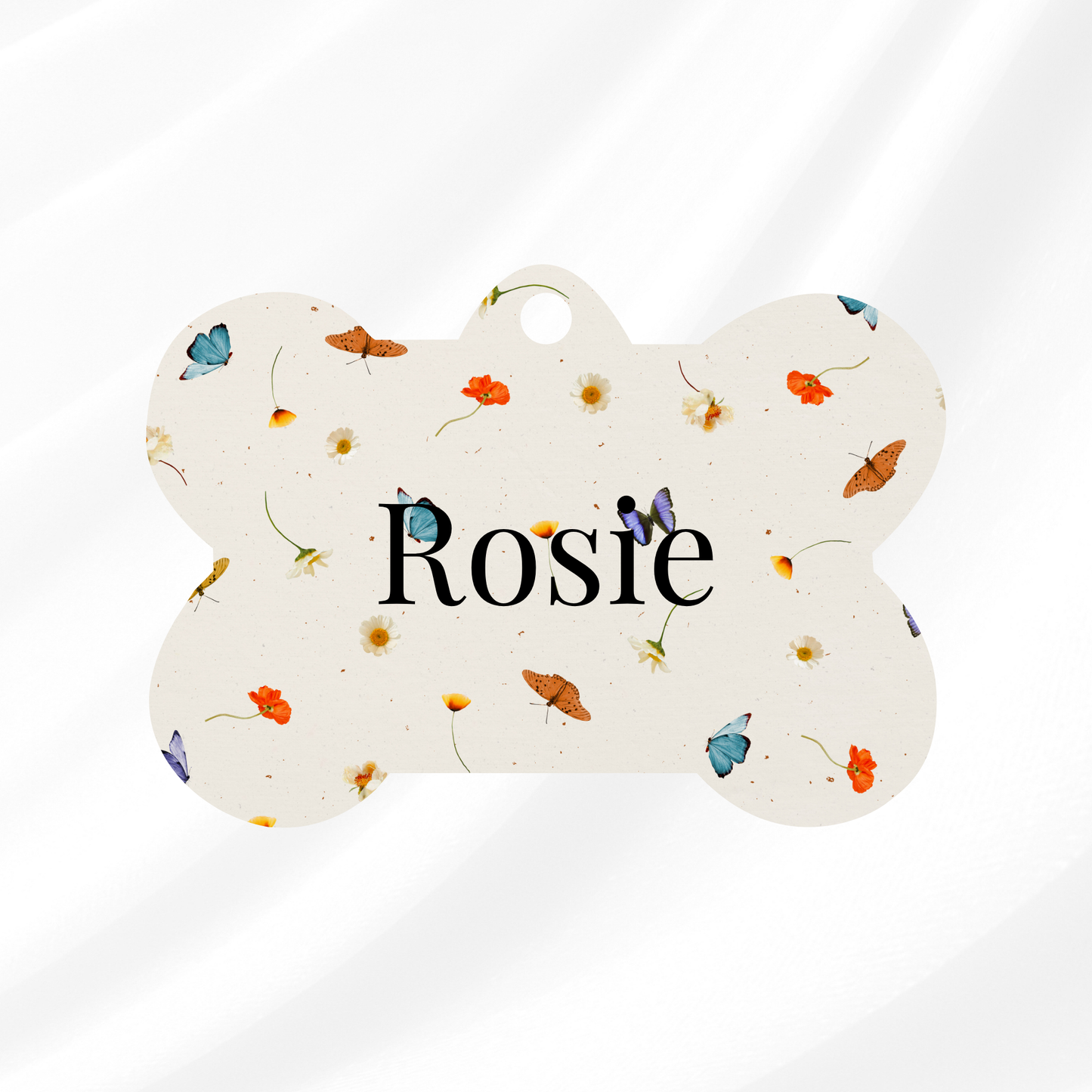 Flower Child Pet ID Tag