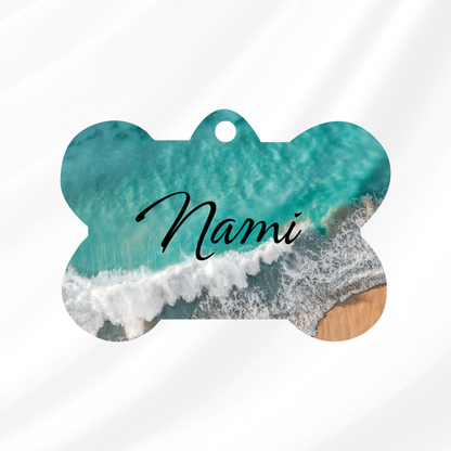 Waves Pet ID Tag