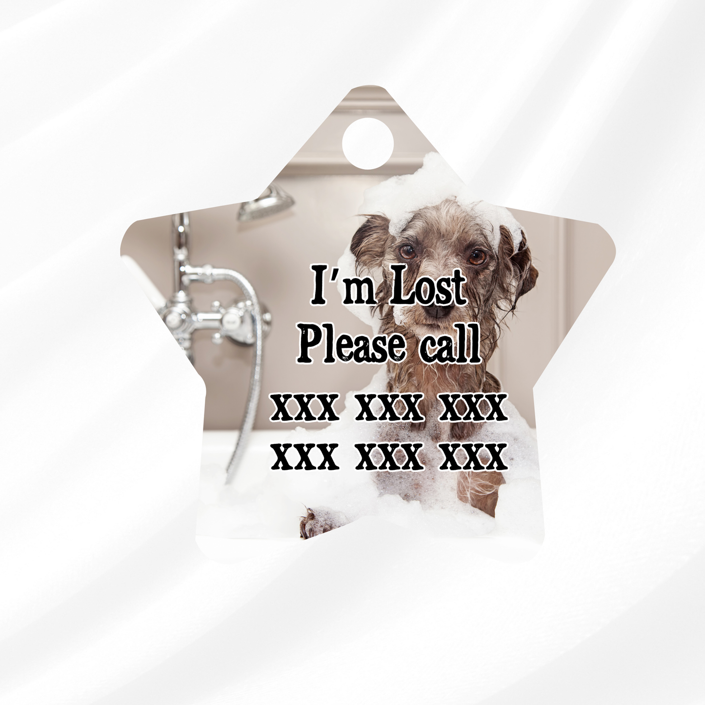 Spa Day Pet ID Tag