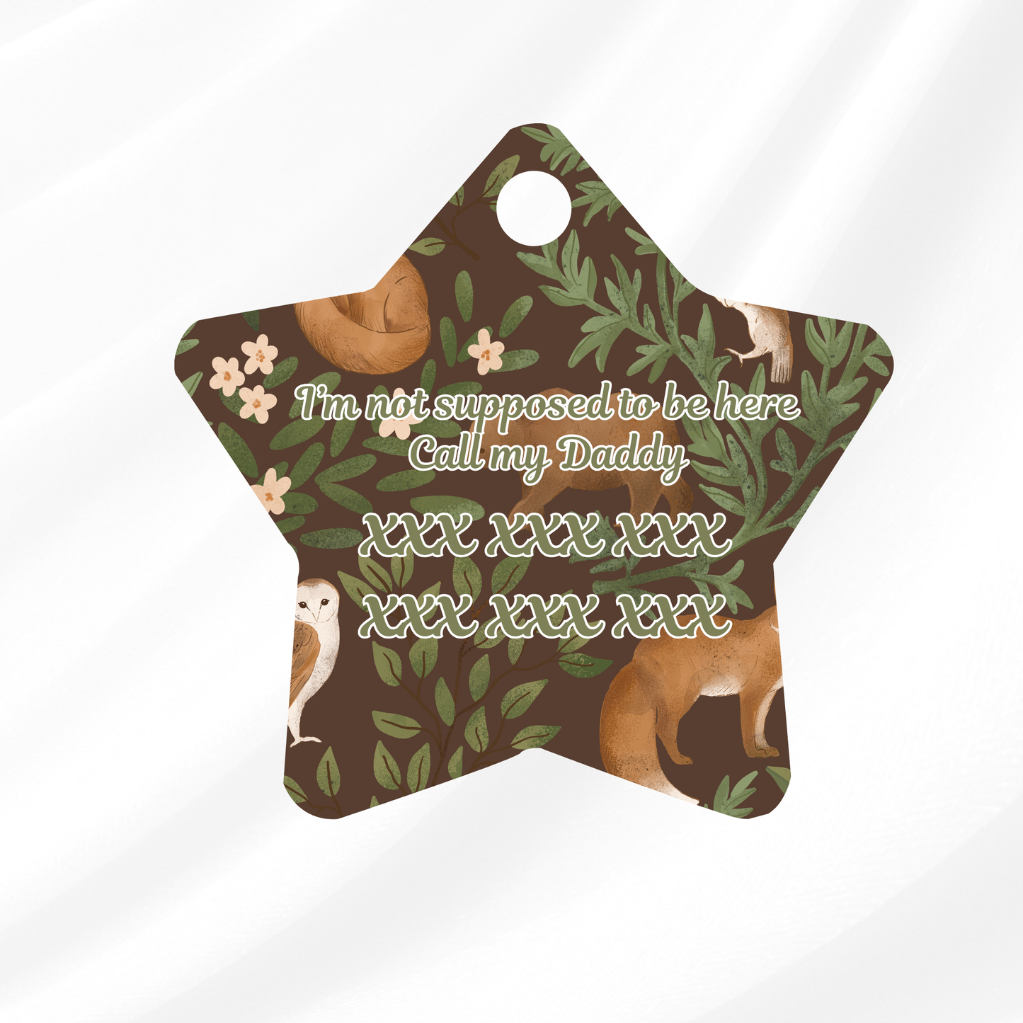 Woodland Way Pet ID Tag