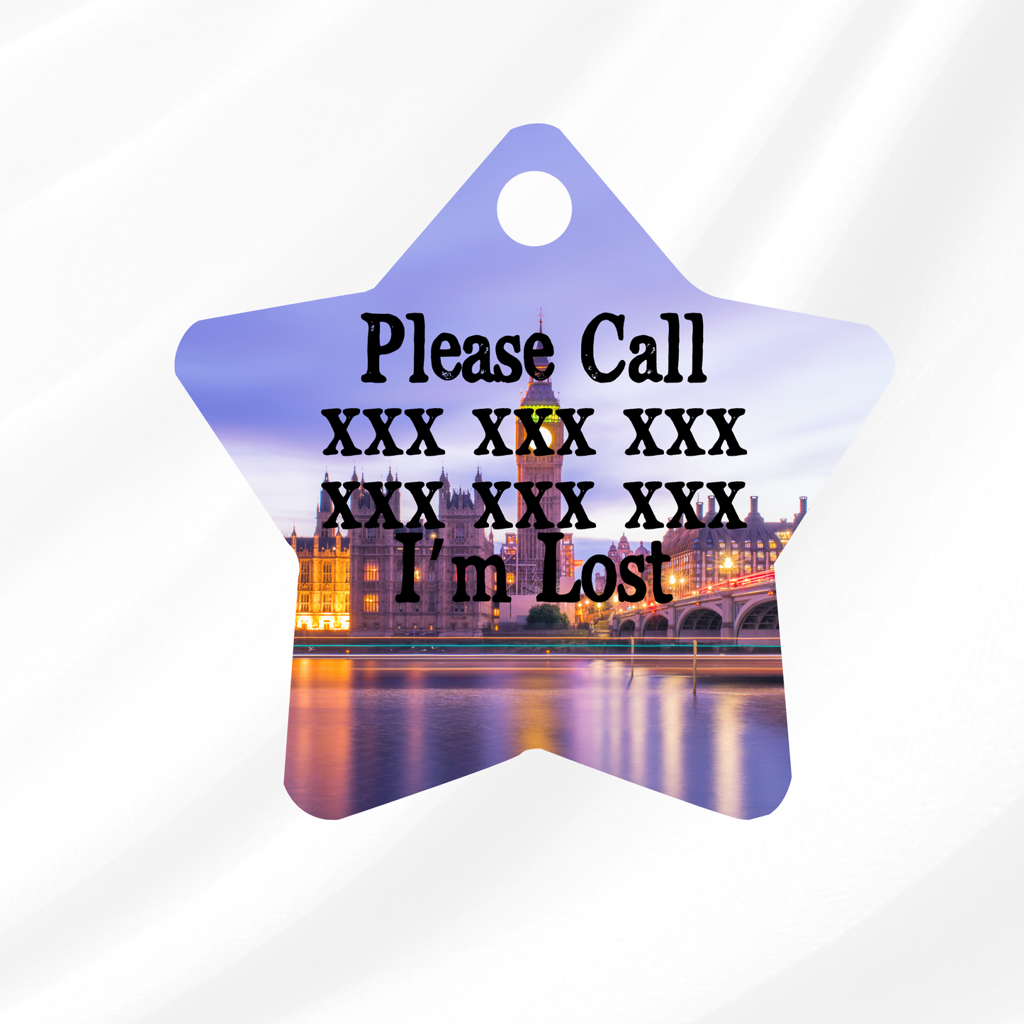 Big Ben Pet ID Tag