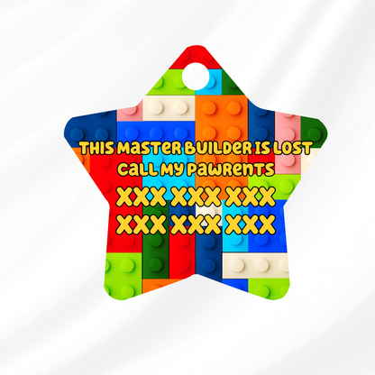 Master Builder Pet ID Tag