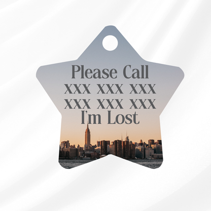 New York New York Pet ID Tag