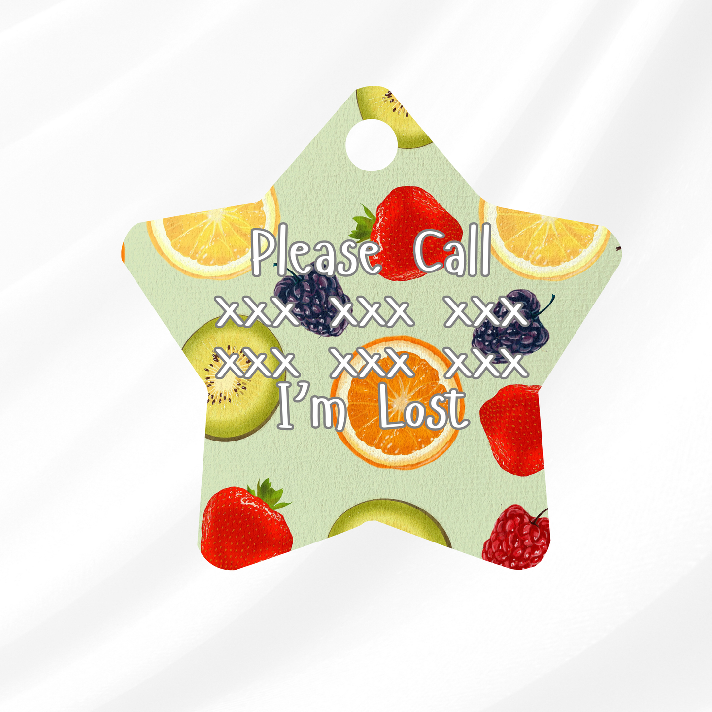 Tutti Fruity Pet ID Tag