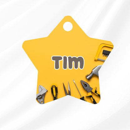 Tool Man Pet ID Tag