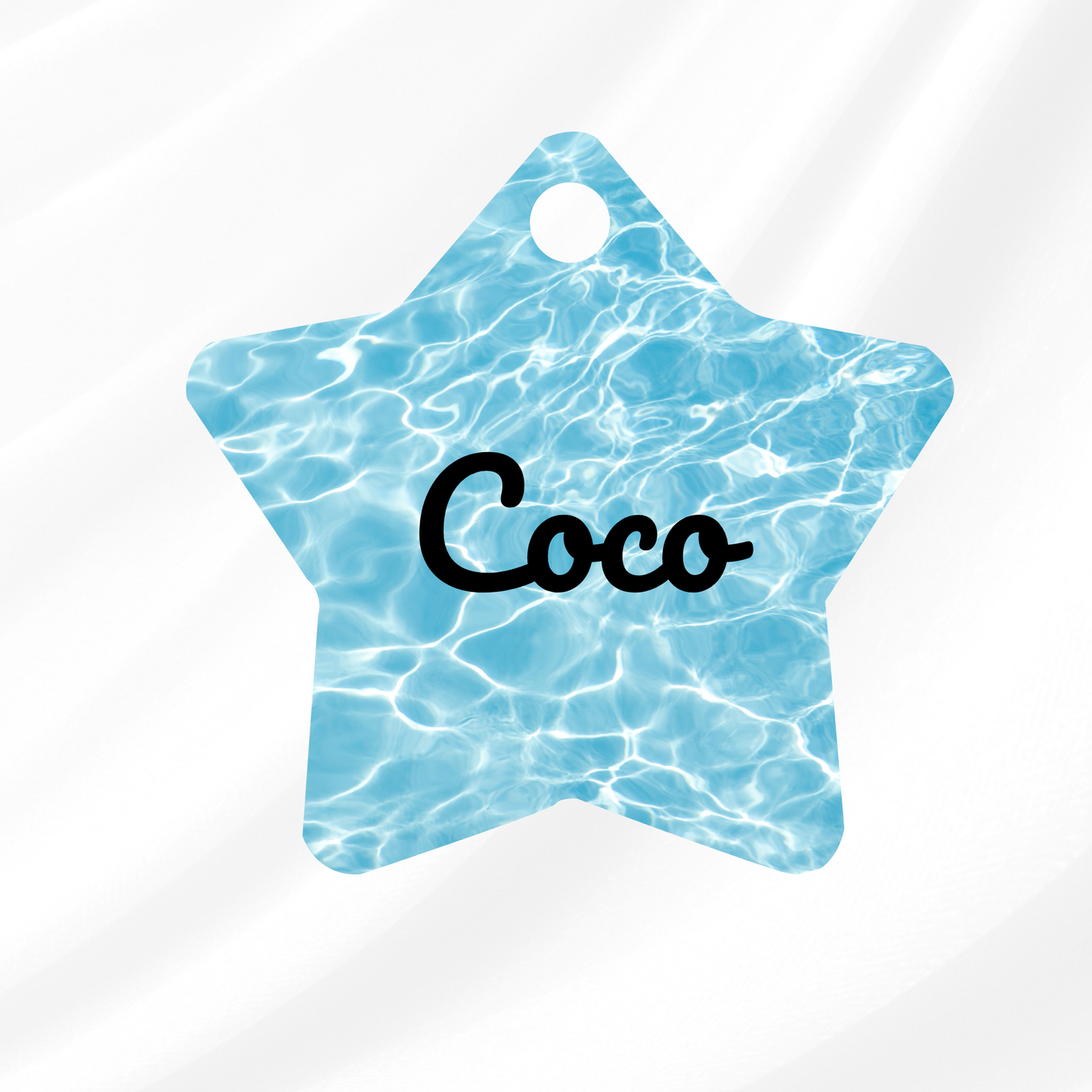 Pool Daze Pet ID Tag