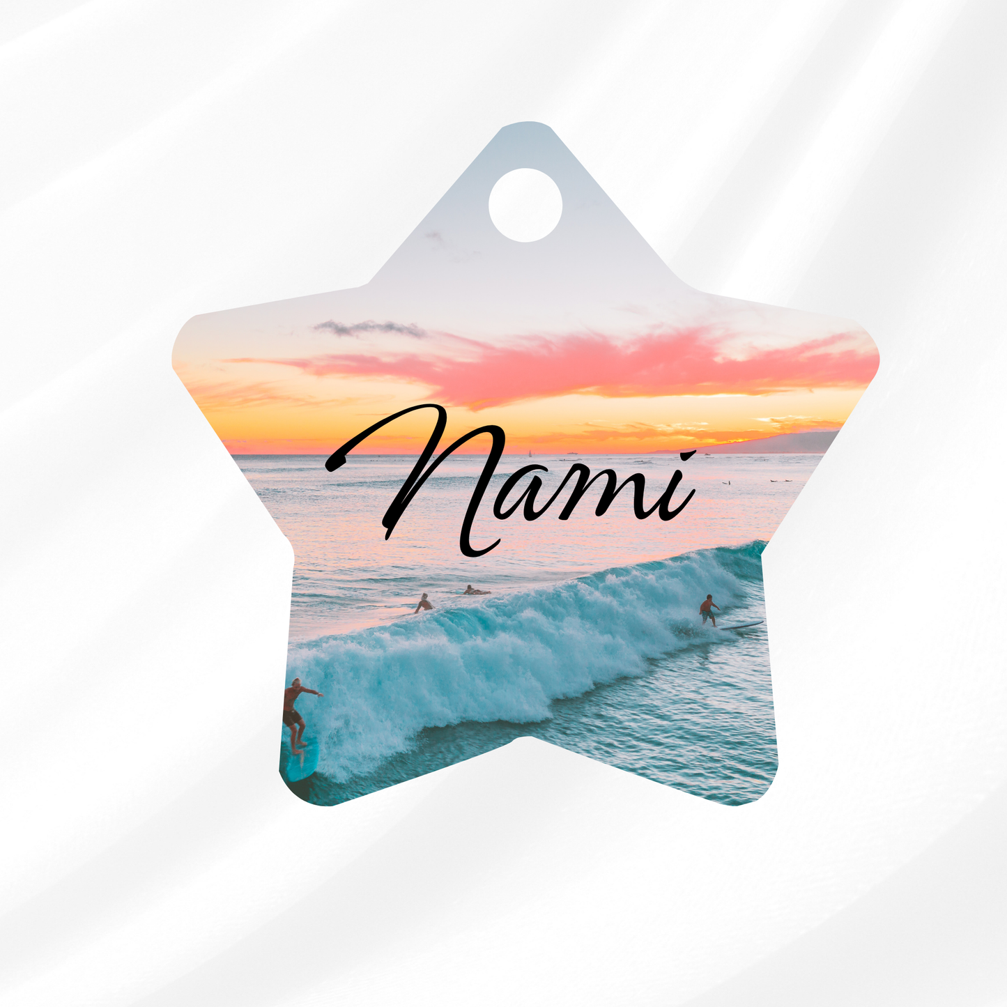 Beach Babe Pet ID Tag