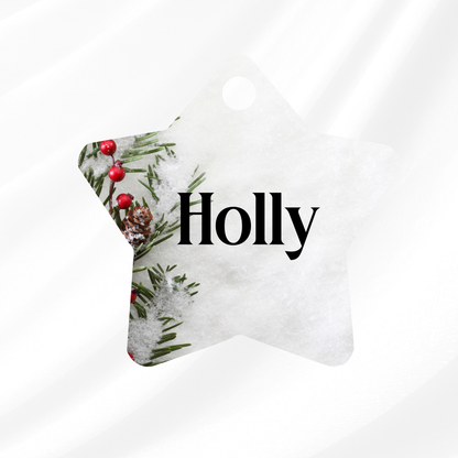 Holly Pet ID Tag