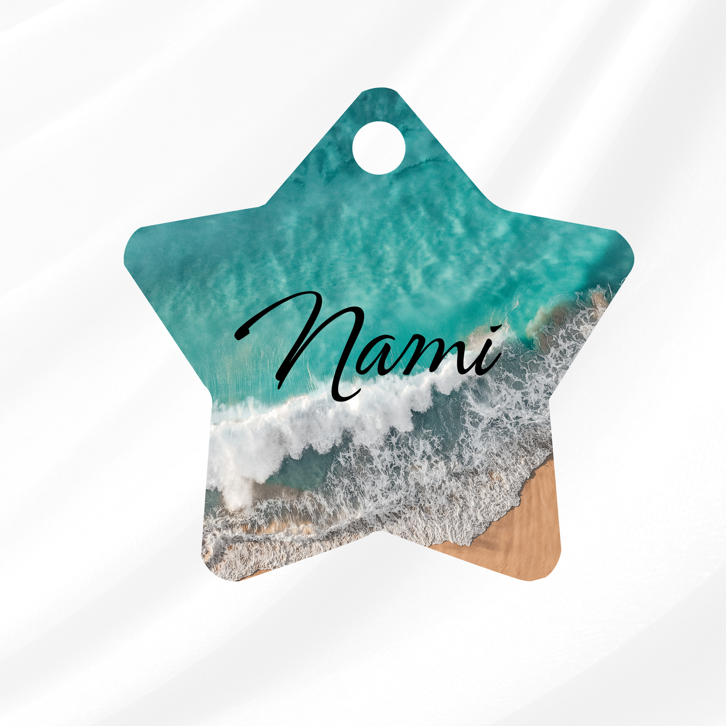 Waves Pet ID Tag