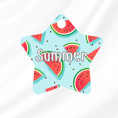 Watermelon Slice Pet ID Tag