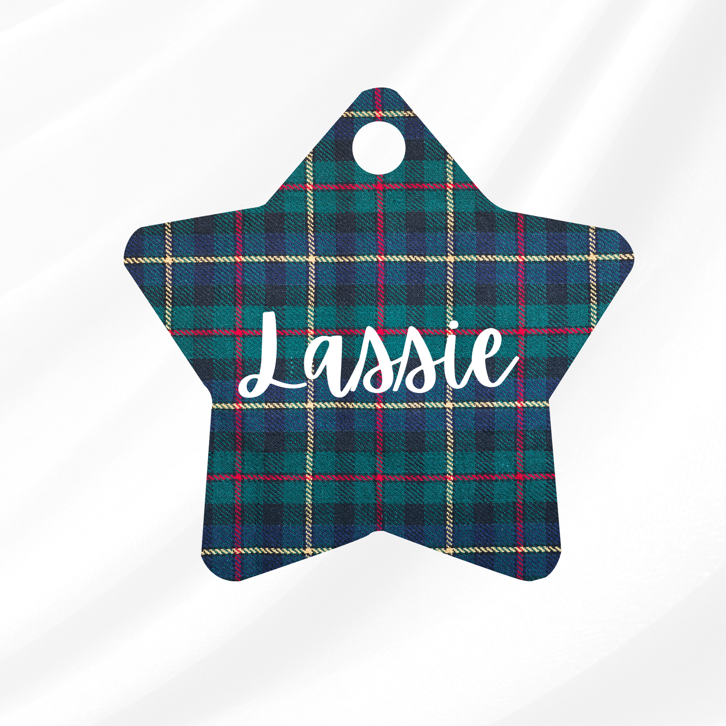 Tartan Times Pet ID Tag