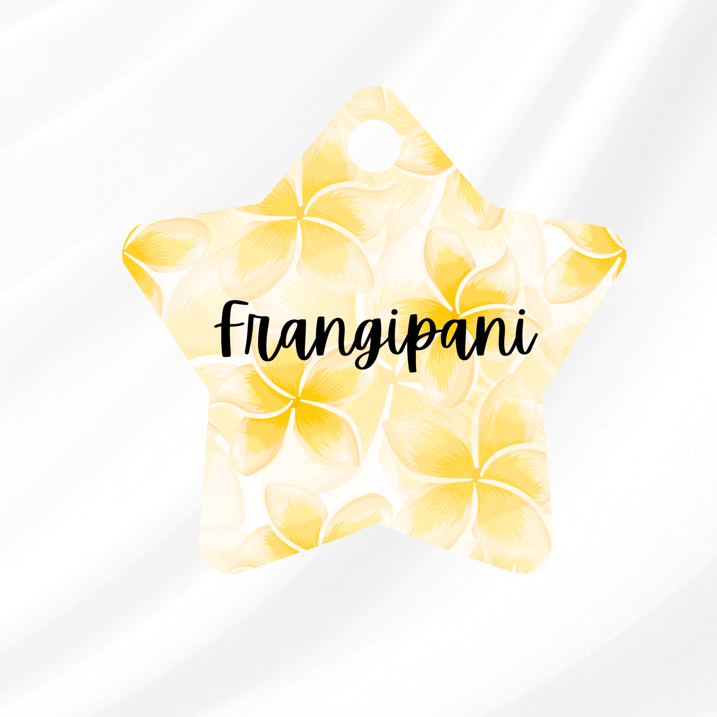 Frangipani Dreaming Tag