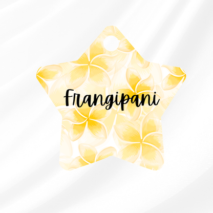 Frangipani Dreaming Tag