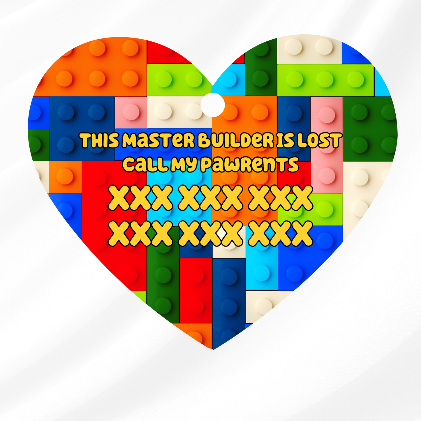 Master Builder Pet ID Tag