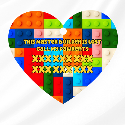 Master Builder Pet ID Tag