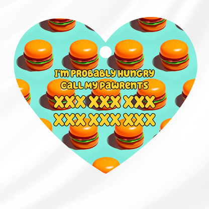 Cheeseburger Pet ID Tag