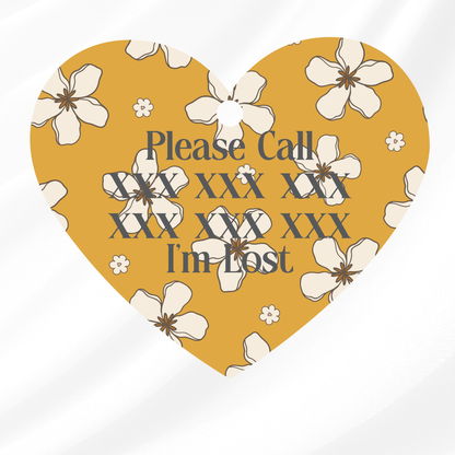 Carmel Flowers Pet ID Tag