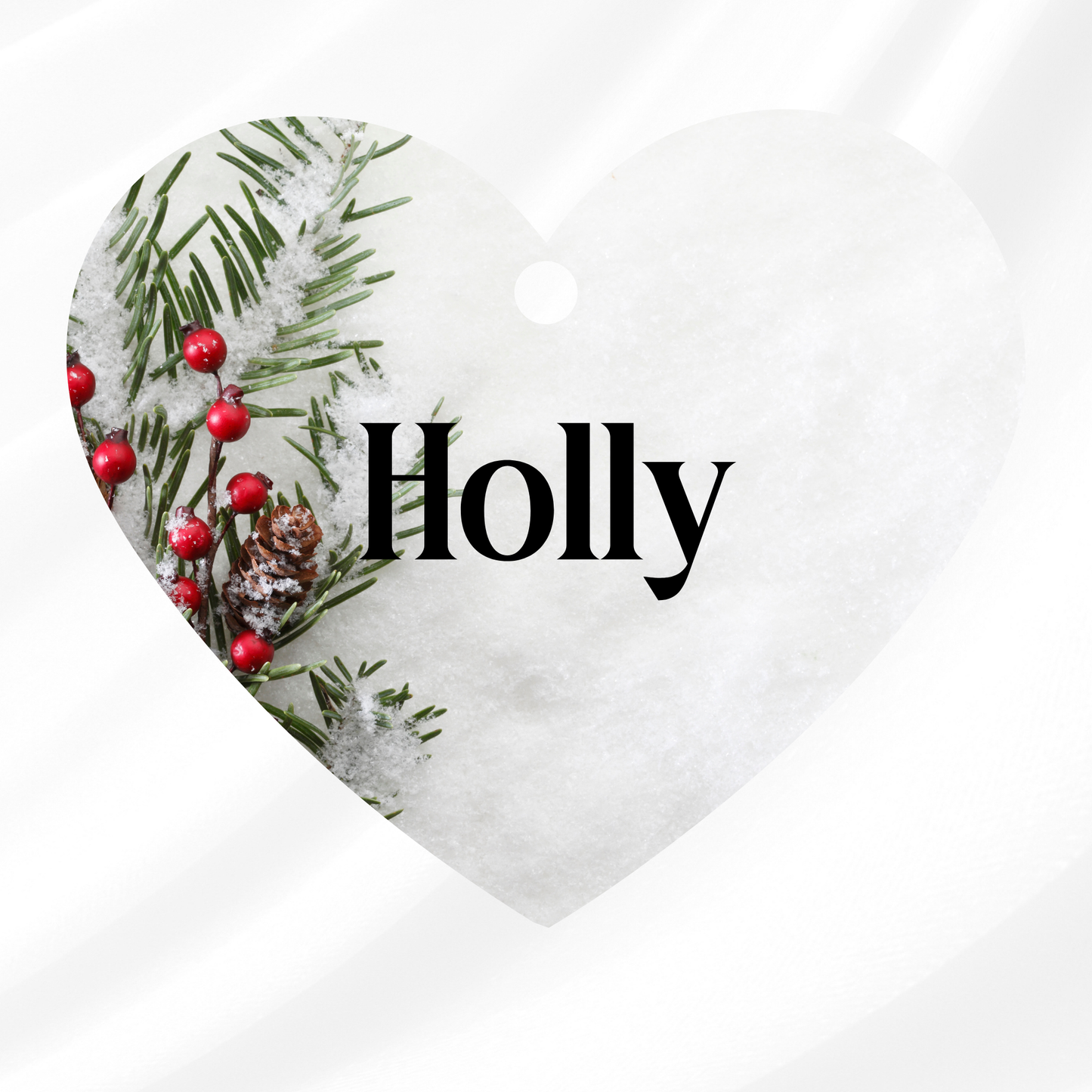 Holly Pet ID Tag